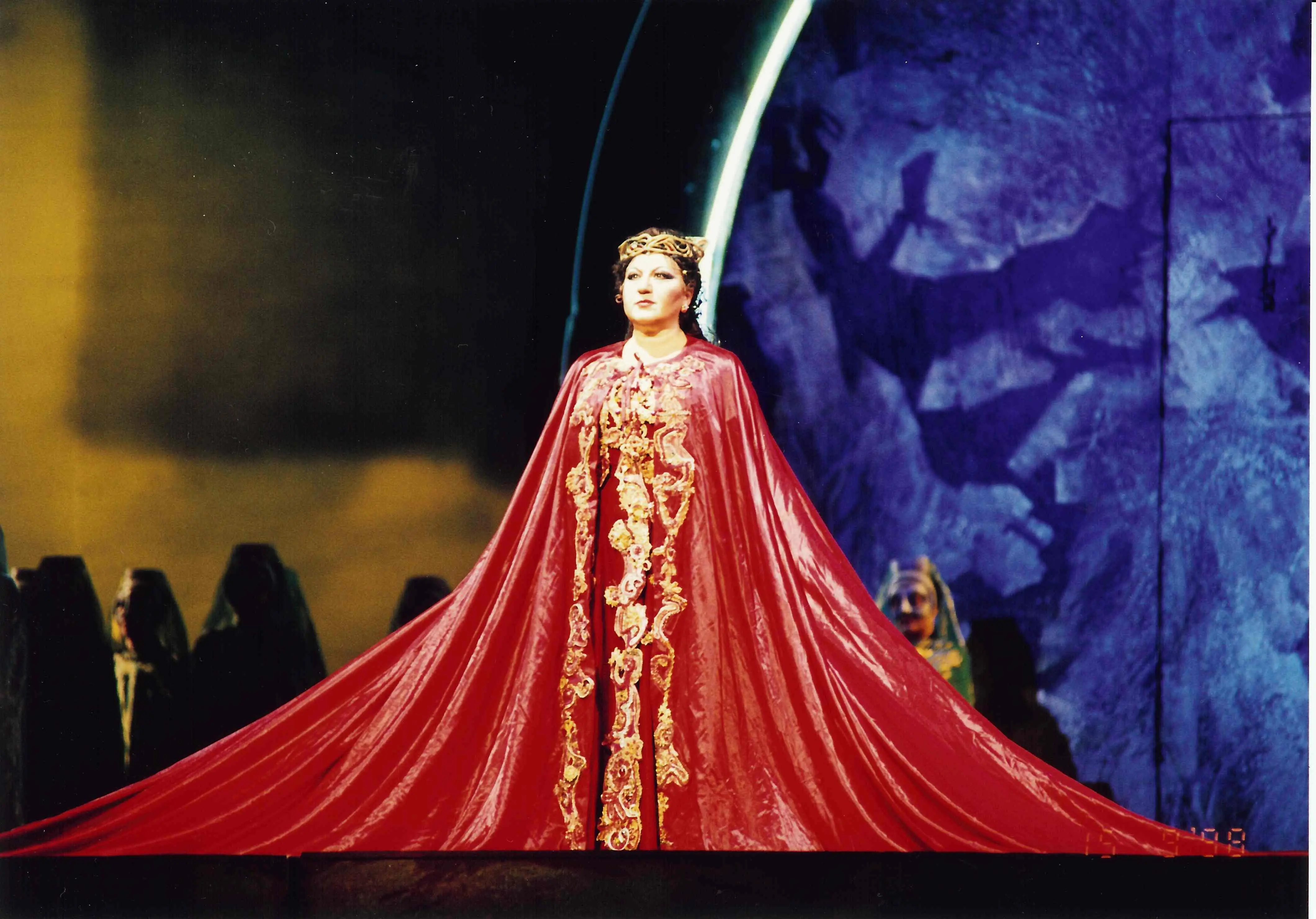 Maria Abajan as Abigaille in Nabucco