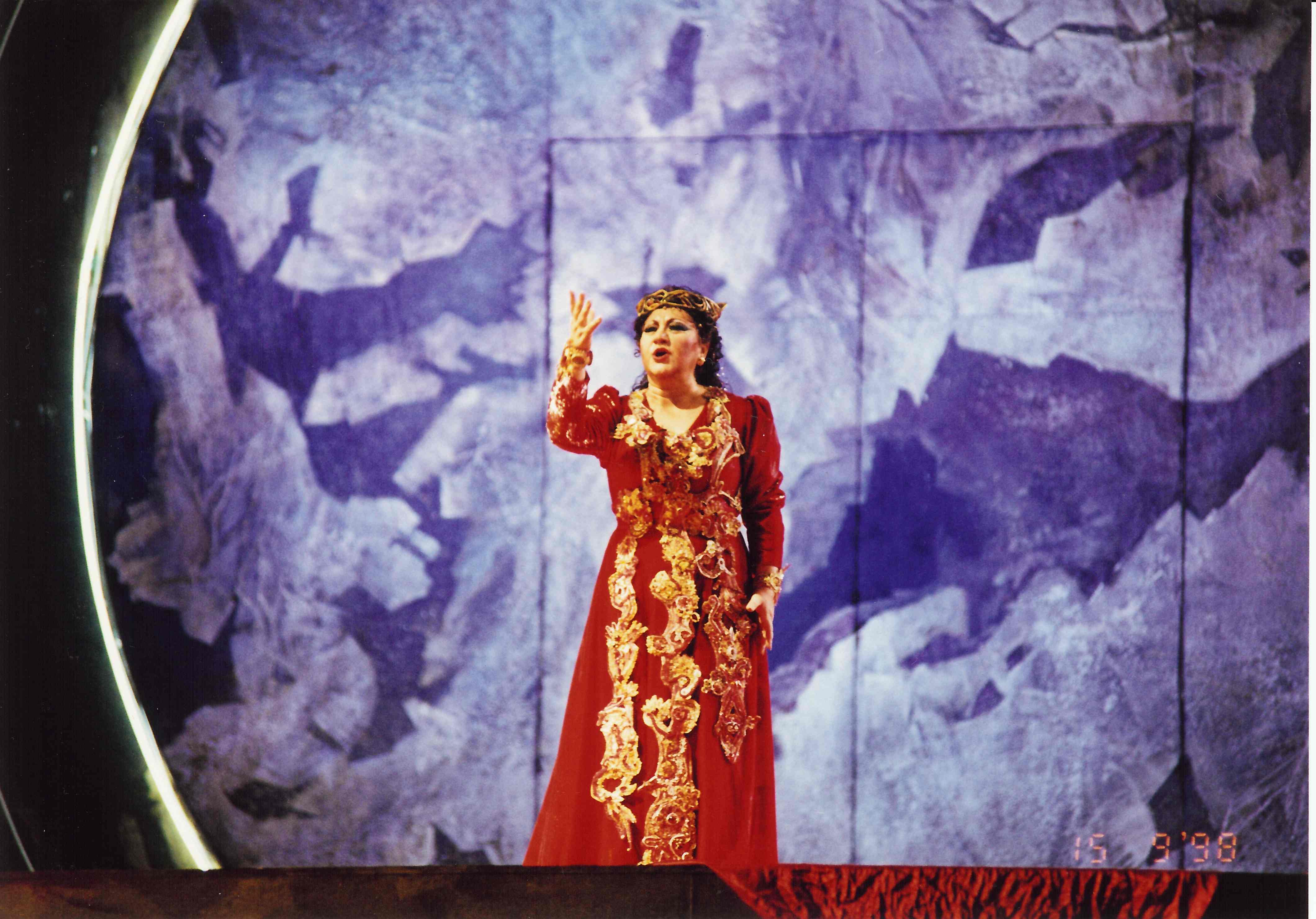 Maria Abajan performing Abigaille (Nabucco)